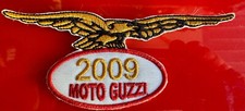 Patch Moto Guzzi 2009 Raduno Mandello Toppa Patch Ricamata Termodesiva 13x6 Cm