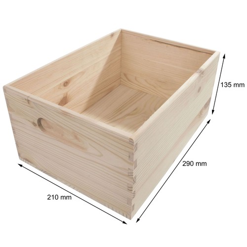 Cassapanca legno 29x21x13 - in,