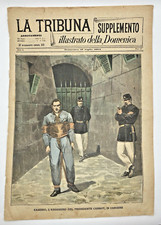 LA TRIBUNA ILLUSTRATA DELLA DOMENICA 1894 Sante Caserio Carnot Anarchismo