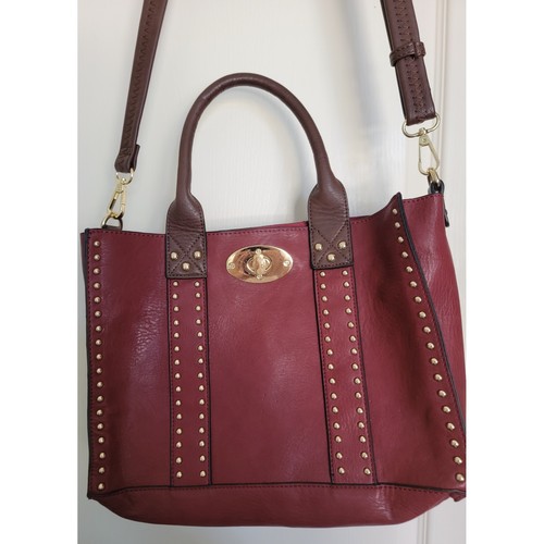 Borsa elissa borgogna borchie - elissa,