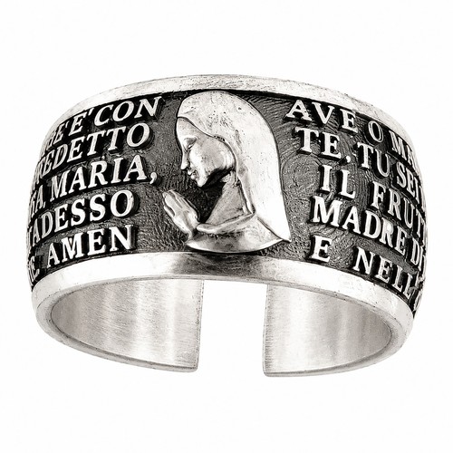 Anello ave maria - ave, argento