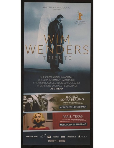 Locandina wim wenders tribute - locandina,