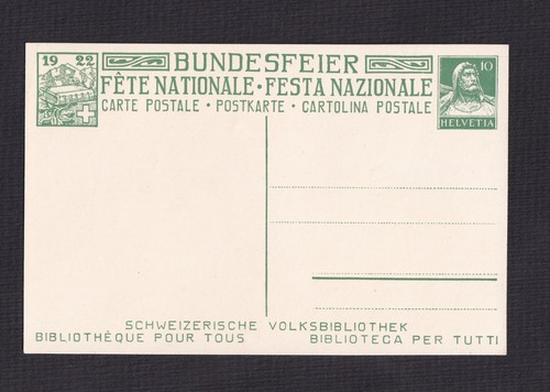 Suisse entier postal fête - suisse-entier, postal-fête