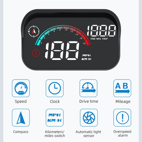 Auto gps hud head - gps, display