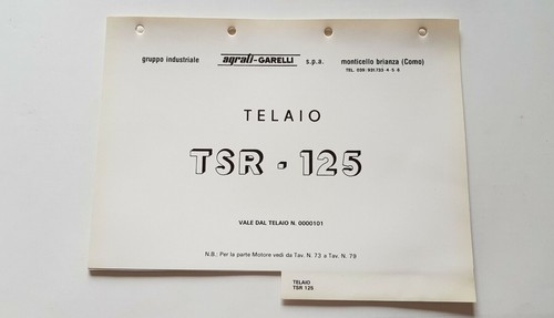 Garelli tsr 125 catalogo - garelli,