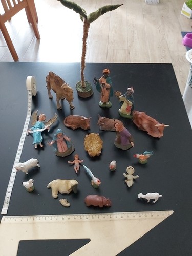 Personaggio presepe vintage - presepe,