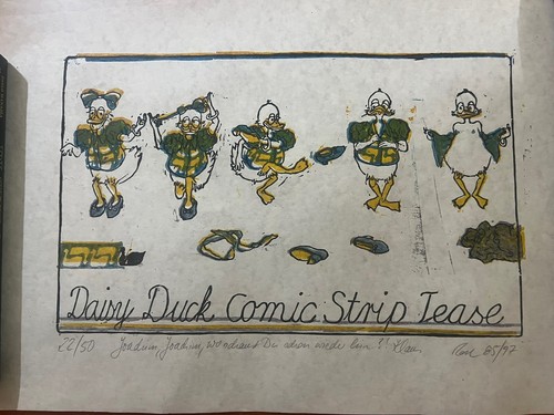 Daisy duck comic strip tease - daisy,