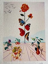Salvador Dali Litografia [COA originale firmata a penna] numerata a mano Dalì