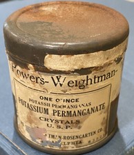 Antico Powers Weightman - Potassii Permanganas Potassio Permanganato Cristallo