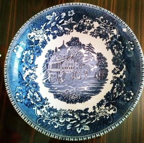 Servizio macedonia bianco blu - ,