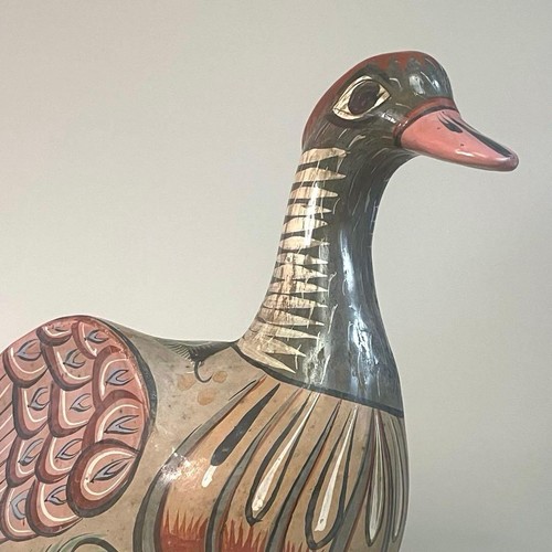 Scultura ceramica anatra