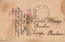 1915 CARTOLINA IN FRANCHIGIA