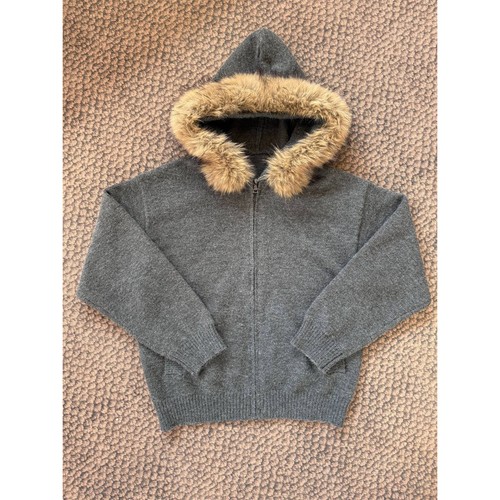 Maglione collo pelliccia