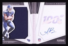 A.J. 2019 Brown Panini