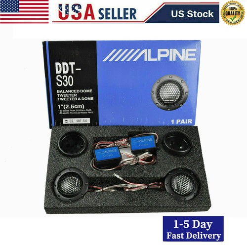 Alpine ddt s30 car tweeters - alpine,