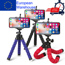 Treppiede universale per telefono polpo flessibile in spugna con clip supporto telefono UK