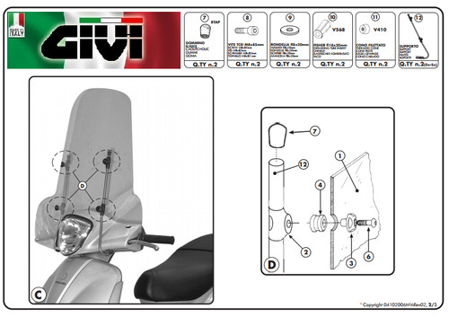 Kit attacchi a107a - kit, per