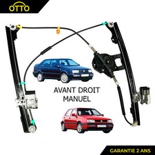 Alzavetro Manuale Anteriore Destro Passeggero Per Golf 3 1H0837402C 1H0837402