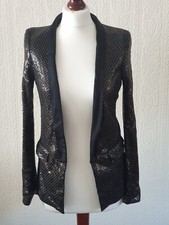 Blazer Zara nero oro