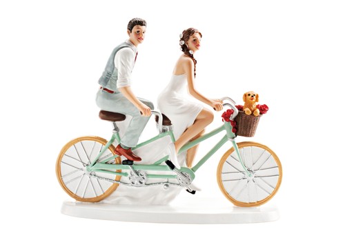 Cake topper resina sposi