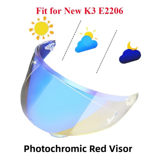 Lente visiera blu