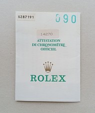 ROLEX Guarantee Warranty