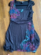 New DESIGUAL Black Floral