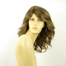 Parrucca donna semi lunga castano mechato dorato : MAELYS 6T24B