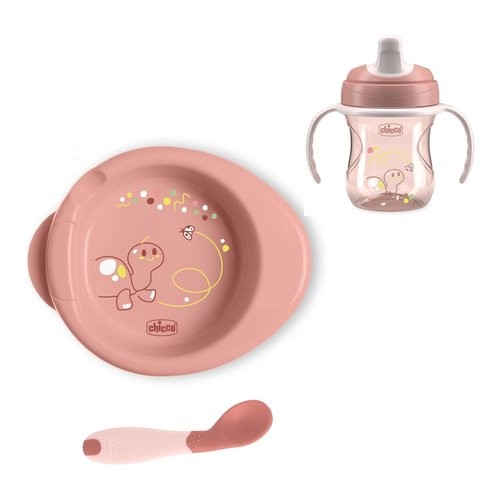 Chicco set pappa rosa - chicco,