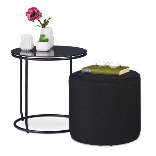 Tavolino salotto con pouf - da,
