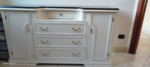 Splendido comò bianco con