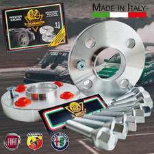 2 DISTANZIALI RUOTA 16 mm 4 x 100 + 8 BULLONI x FIAT GRANDE PUNTO + EVO + ABARTH