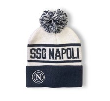 BERRETTA UFFICIALE NAPOLI ORIGINALE SSC LOGO N Ragazzo/a Adulto 100% acrilico