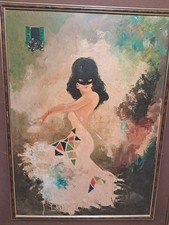 Opera "L' Arlecchina" (Olio su