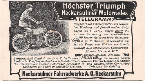 Nsu motorrad neckarsulmer - motorrad,