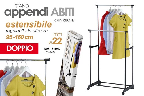 Doppio stand appendiabiti - stand,