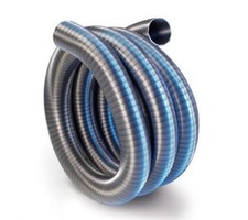 Tubo canna fumaria flessibile in acciaio inox singola pelle canna fumaria stufa tubo gas