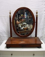 Specchiera Impero in noce