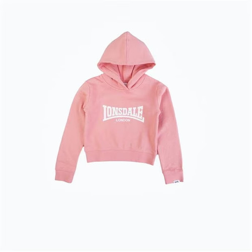 Felpa con cappuccio rosa - , logo