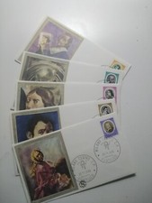 Italia:N°5 buste primo giorno