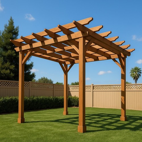 Gazebo legno3x3 - gazebo, in