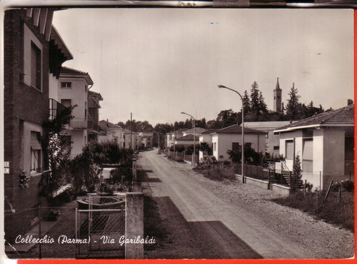 Cartolina collecchio n - collecchio, b/n