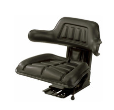 Sedile Universale Per Trattore Fiat Same New Holland Landini Con Molleggio Nero