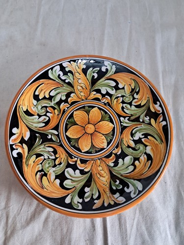Piatto decorato mano - decorato, a