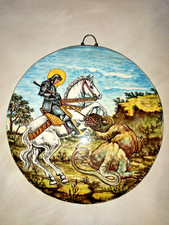 SAN GIORGIO E IL DRAGO PIASTRA