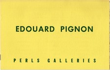 EDOUARD PIGNON First Edition