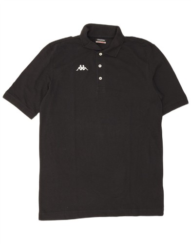 Polo uomo kappa cotone nero - uomo,