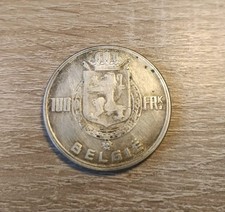 MONETA ARGENTO100 FRANCHI BELGIE 1949