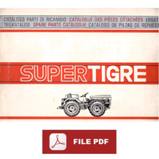 CARRARO SUPERTIGRE 625 635 Catalogo ricambi Manuale parti esplosi trattore CD