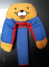  CUSCINO POGGIATESTA ORSETTO BLU AUTO PER BAMBINO  TAGLIA UNIVERSALE 